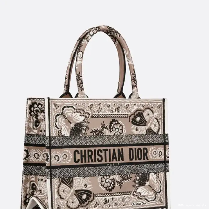 Cheap Butterfly Tote Dior Beige Book Motif Canvas Bandana 0416 Luxury